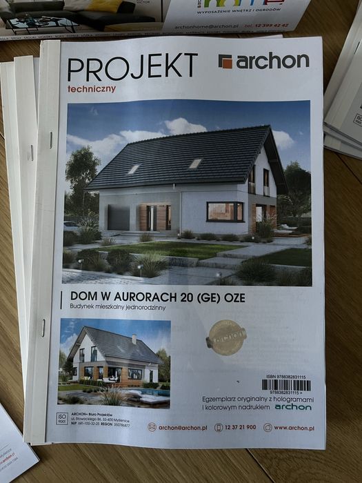 Projekt domu jednorodzinnego „Dom w Aurorach 20 GE OZE”