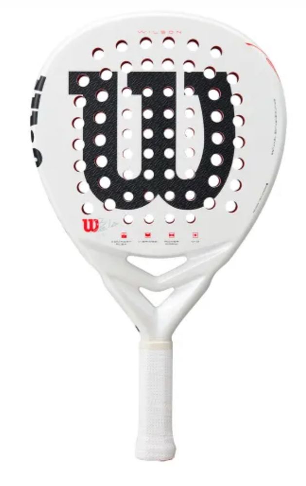 Wilson Branca Raquete de padel Bela LS V3