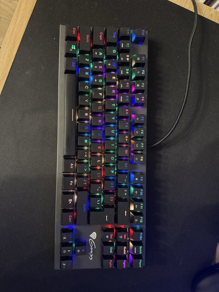 Klawiatura przewodowa Genesis Thor 300 TKL RGB podswietlana