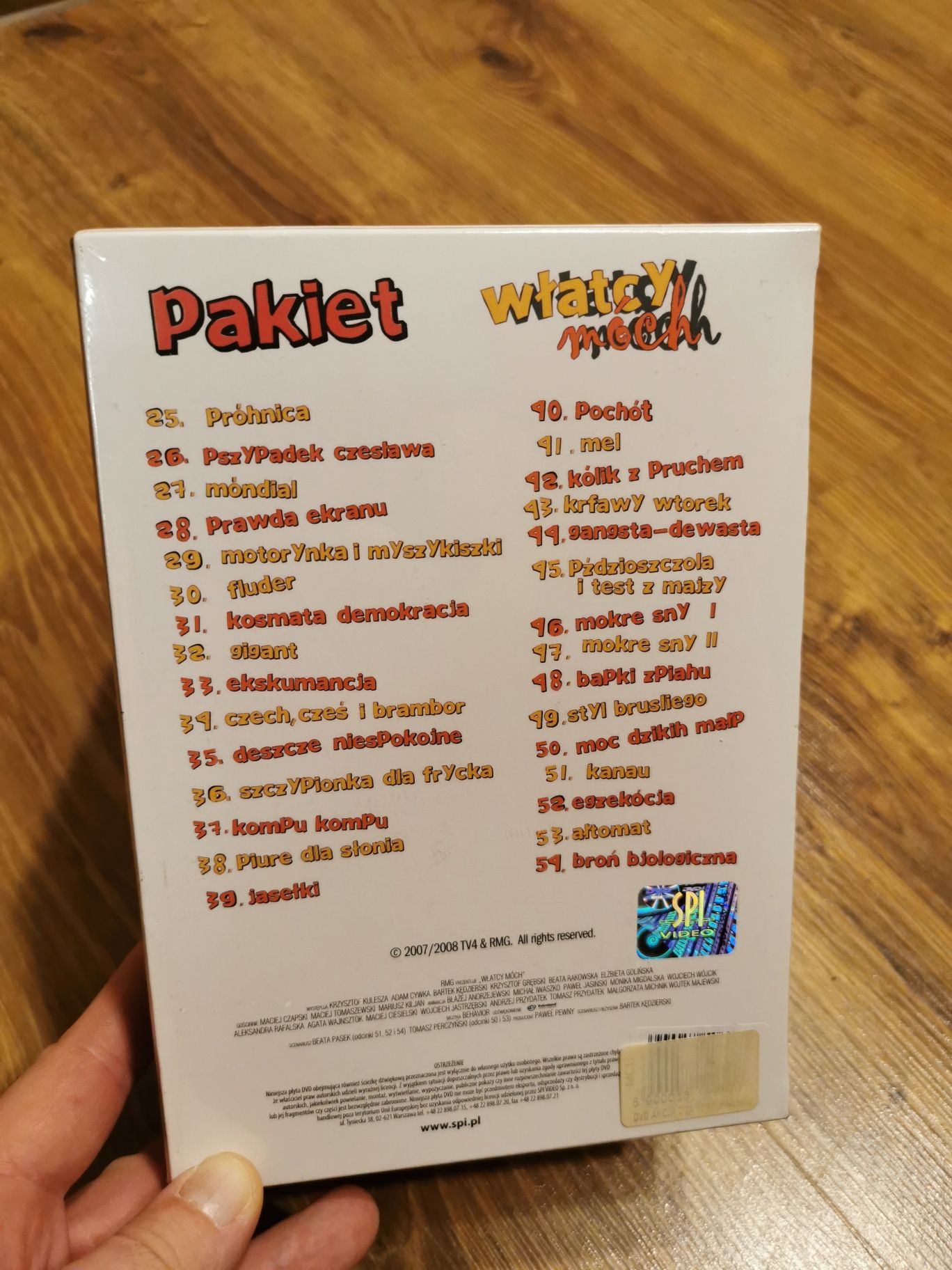 Włatcy móch kolekcja pakiet dvd sezon 3 i 4