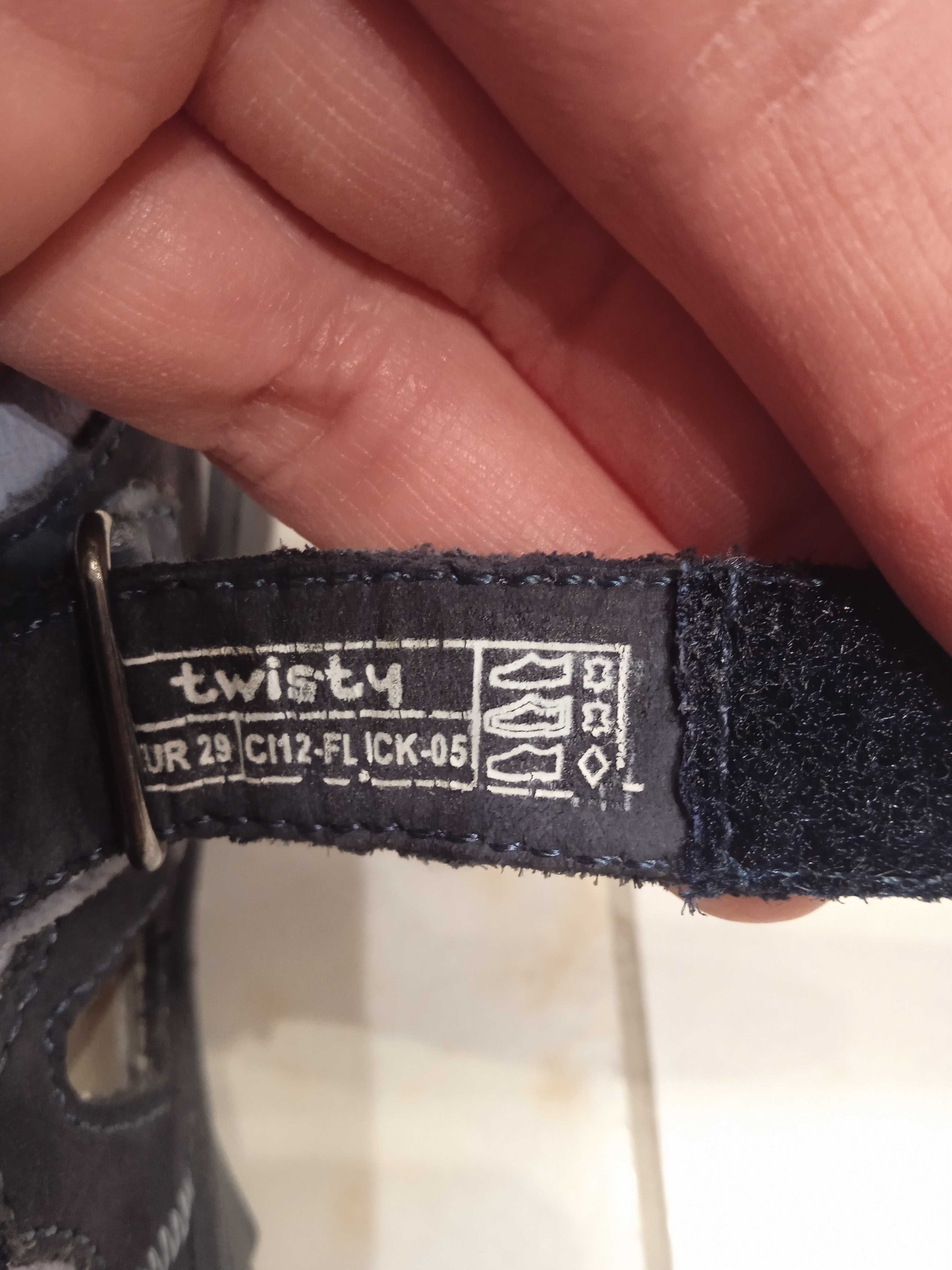 Buty sandały dziecięce rozmiar 29, skórzane , stan bardzo dobry