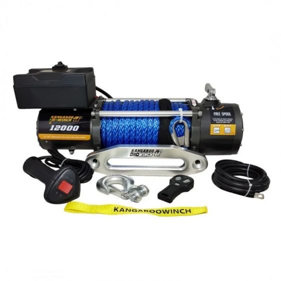 Лебідка Лебедка електрична Kangaroo winc K12000LBS SR синтетика