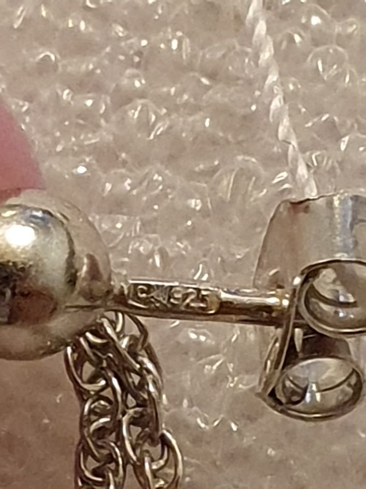 Сережки срібні 925 проба покриті Родієм Нові