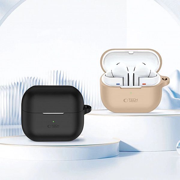 Tech-Protect Silicone Hook Samsung Galaxy Buds 3 / 3 Pro Caffe Latte