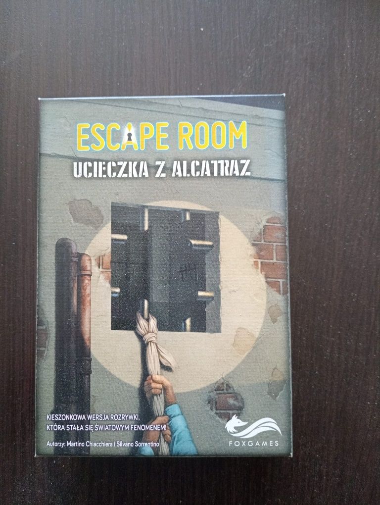 Gra typu escape room. Ucieczka z Alcatraz