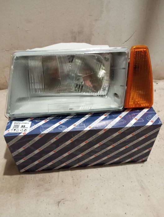 Новая фара 2108,2109,21099.Левая в сборе.