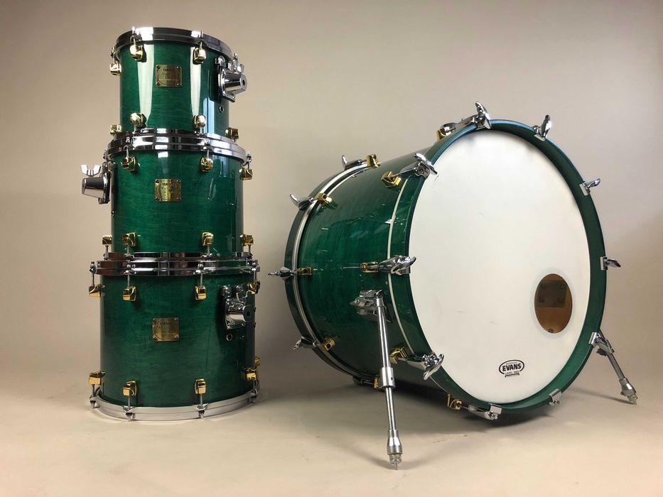 Perkusja Yamaha Maple Custom 22”/10”/12”/14” Turquoise