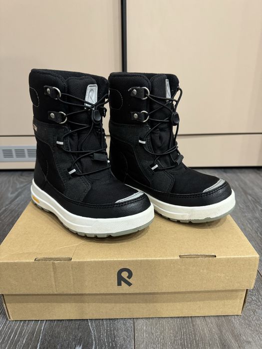 Дитячі зимові чоботи на хлопчика reima, чорні 29 розмір