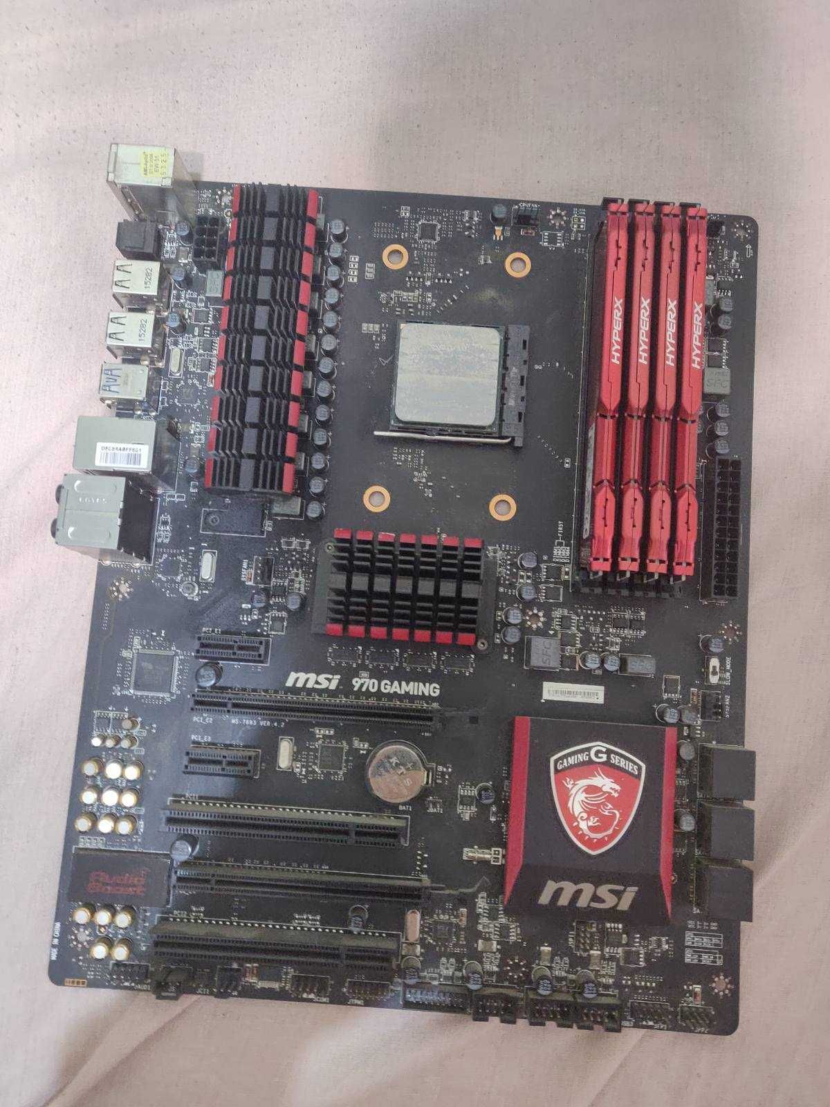 Игровой ПК FX 8300, MSI 970 GAMING AM3+,DDR3-1866 16gb, RX470 4GB