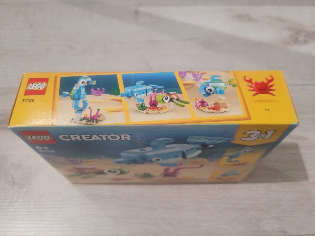 LEGO Creator Delfin i żółw 3w1 - 31128.