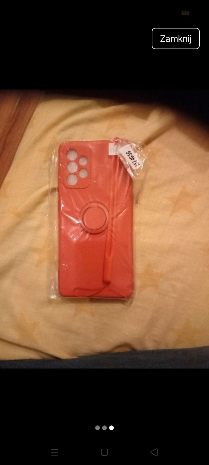 Etui silikonowe na Samsung A52