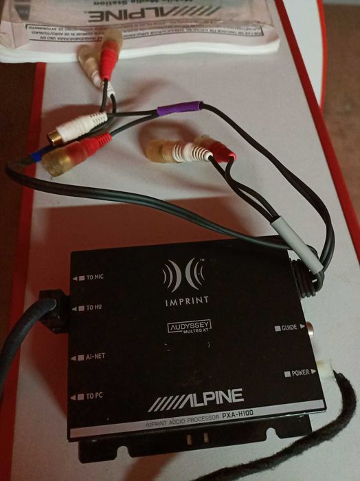 Alpine IVA-W502R+процесор звука+блютуз.
