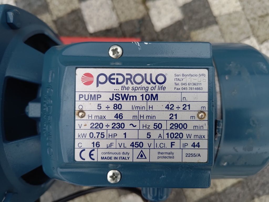 Zestaw hydroforowy Pedrollo JSWm 10M