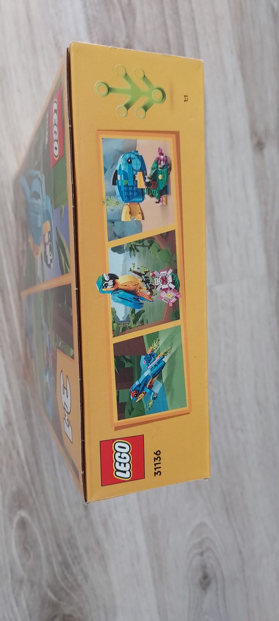 NOWE Lego 3w1 egzotyczna papuga 1136