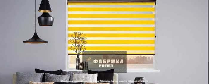 Знижка, від виробника, тканинні День-Ніч, ролети Фабрика Ролет