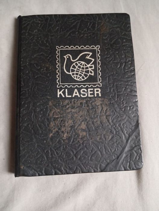 Klaser, filatelistyka, znaczki pocztowe, vintage, PRL