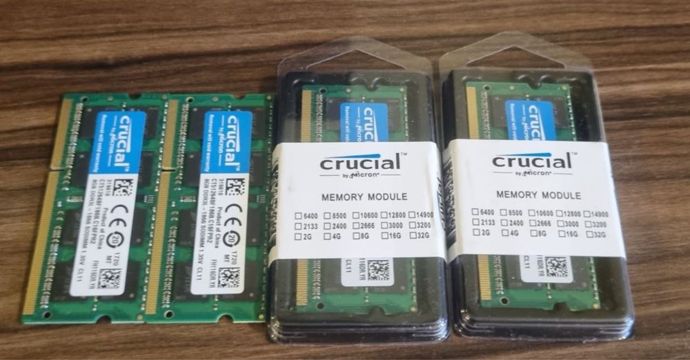Продаю оперативну памʼять Crucial DDR3L 8 ГБ, 1866 МГц SODIMM, non-ECC