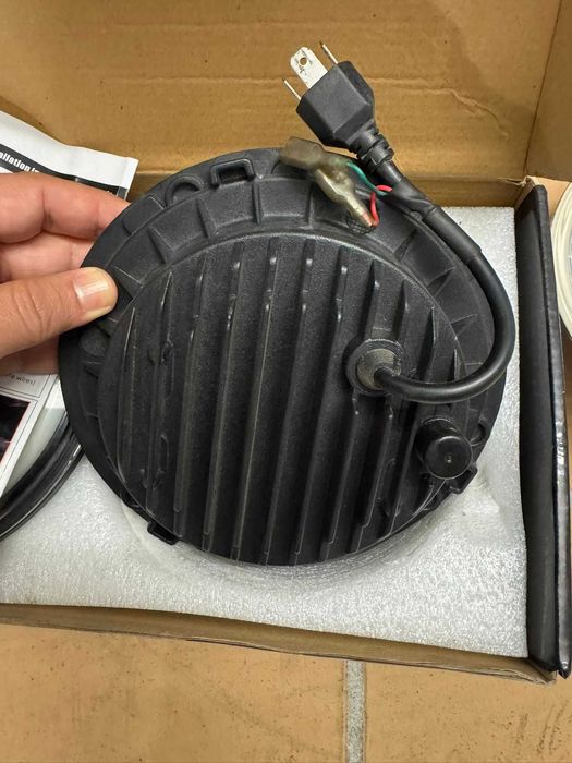 Faróis led jeep wrangler