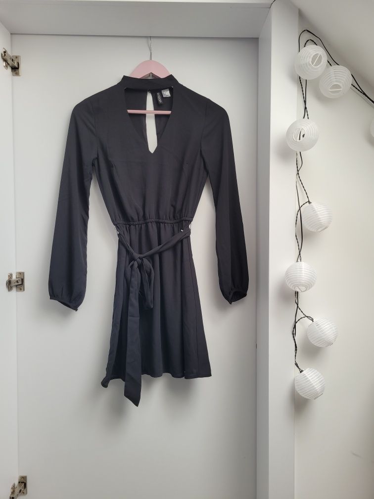 Sukienka czarna H&M 34