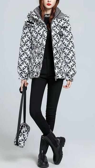 Супер ціна!!! Куртка пуховик жіноча чорна, осінь зима