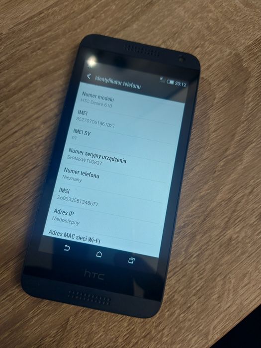 HTC Desire 610 Smartfon Telefon