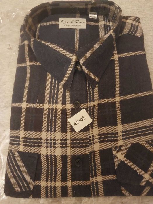 Koszula flanelowa , 100% bawełna, NOWA