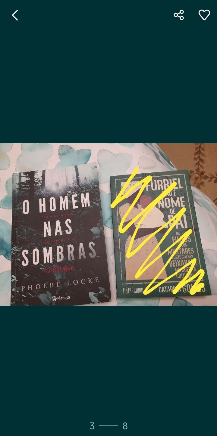 Vários livros como novos