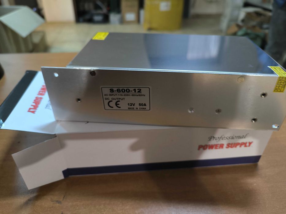 Блок живлення адаптер 600Вт 12В-50А з кулером