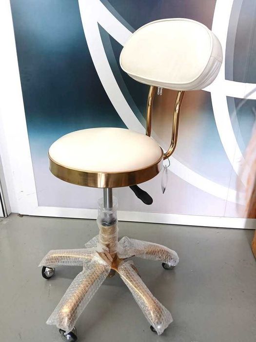 Cadeira Hidráulica Dourada NOVAS