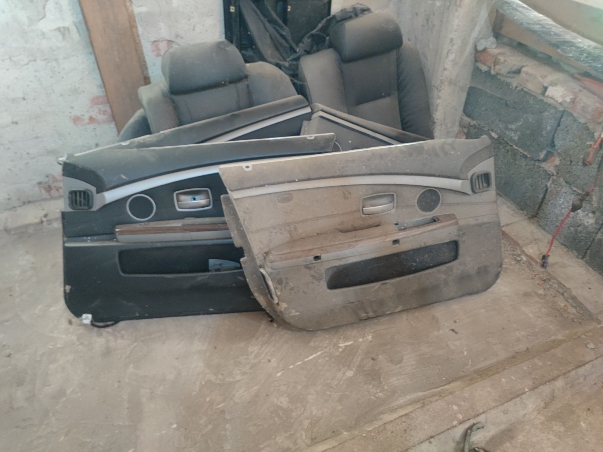 Fotele kanapa boczki grzane elektryczne europa BMW e65