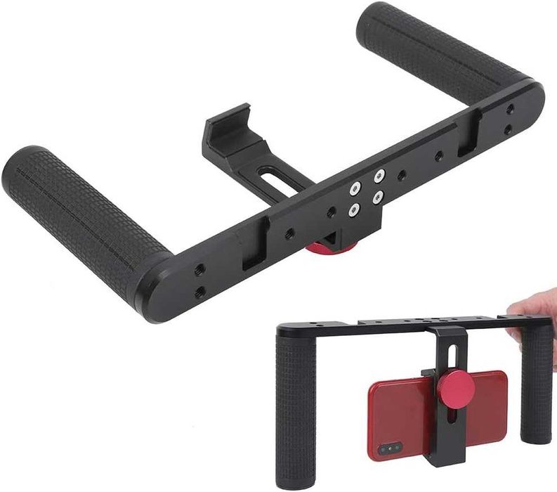 Smartphone Video Rigs de Alumínio Escovado