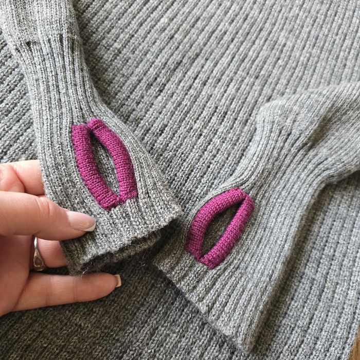 Sweter golf wełna wool bekken strom s 36 m 38 długi rękaw zimowy