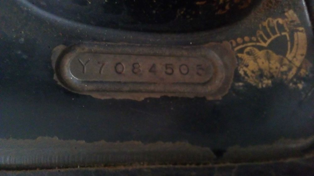 P/Colecionadores maq Singer de 1929 NUMERADA-tem 96 anos  preço 77€