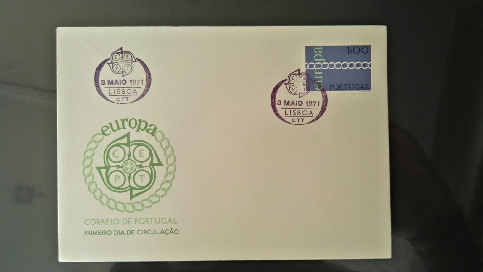 Envelopes de colecção — 1° Dia de Circulação do Correio de Portugal