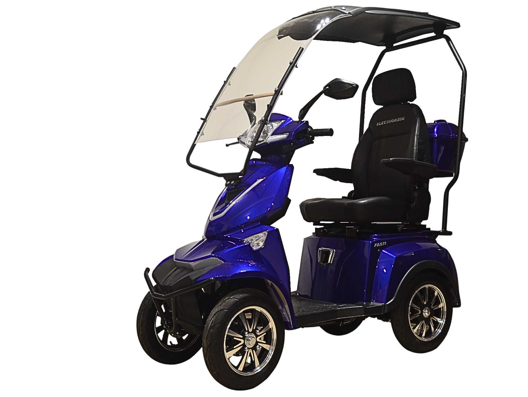 Elektryczny czterokołowy skuter Fasti 4 Max z dachem + bateria