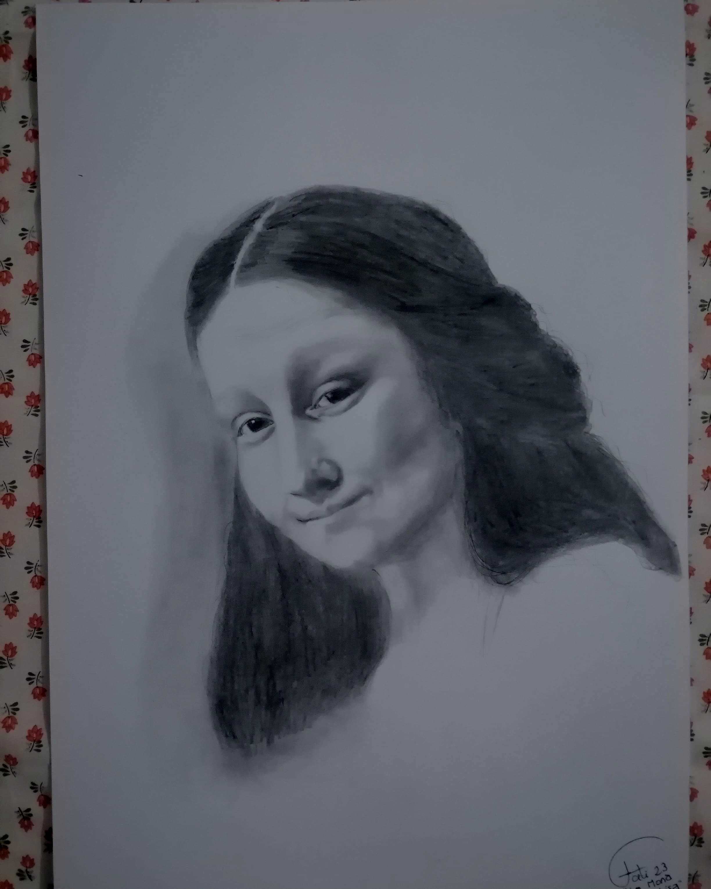 Ofereça originalidade com um retrato a carvão