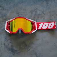 Gogle 100% NOWE - Na Crossa Motocross Quad MTB Narty RedFire