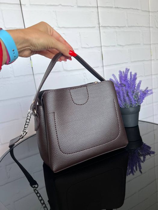 Сумочка жіноча з натуральної замші/штуч.шкіри