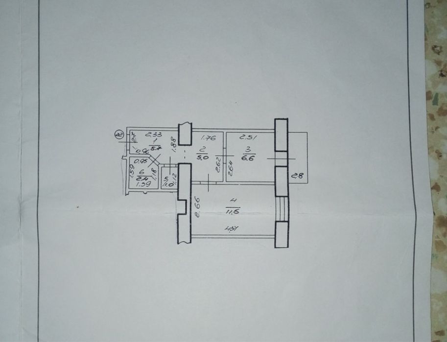 Продається квартира. Вул. Микитинецька. Незалежності. 33м². 3 поверх.