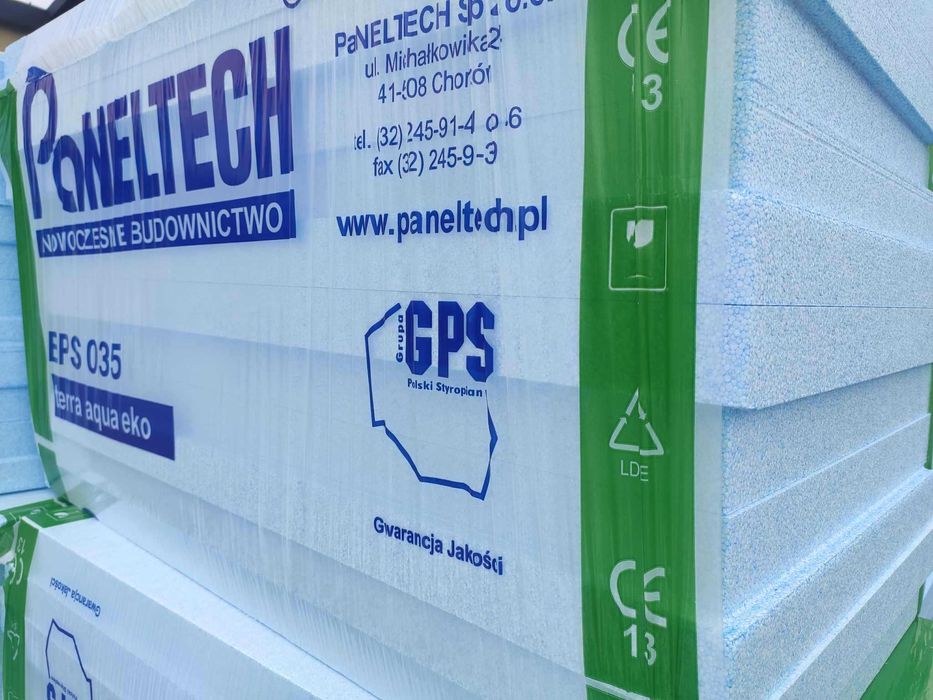 Styropian fundamentowy aqua hydrostyr 3cm, 5cm, 10cm, 15cm frez xps