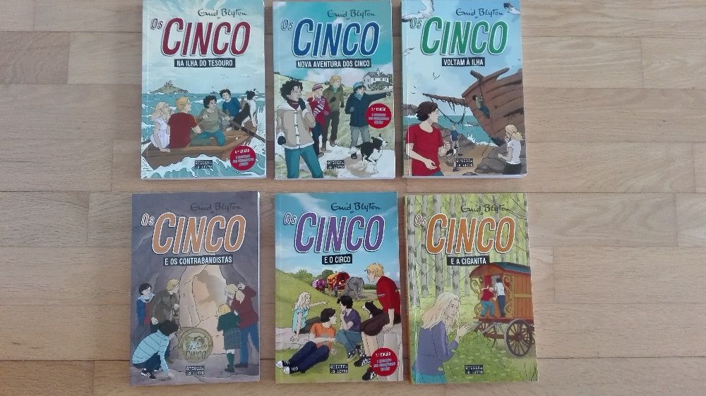 Livros Infanto-Juvenis "Os Cinco"
