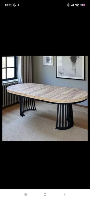 Stół rozkładany okrągły