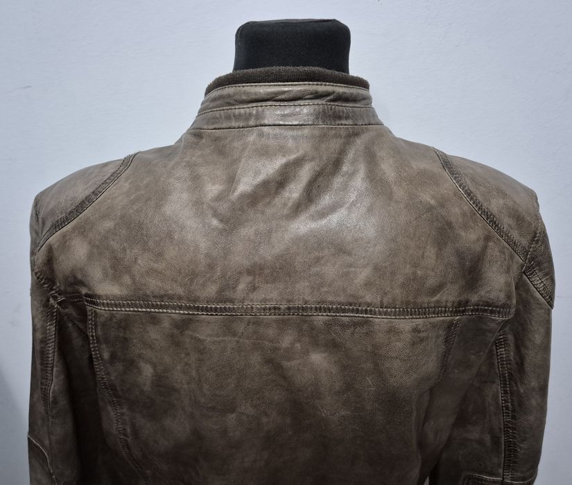 DAVID MOORE roz. 52 męska kurtka skóra naturalna miękka