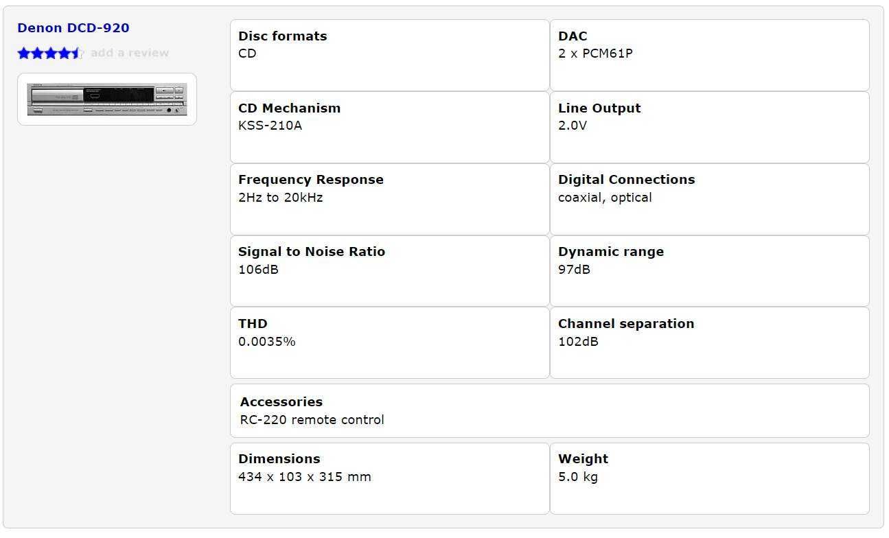 Denon DCD-920 sprawny