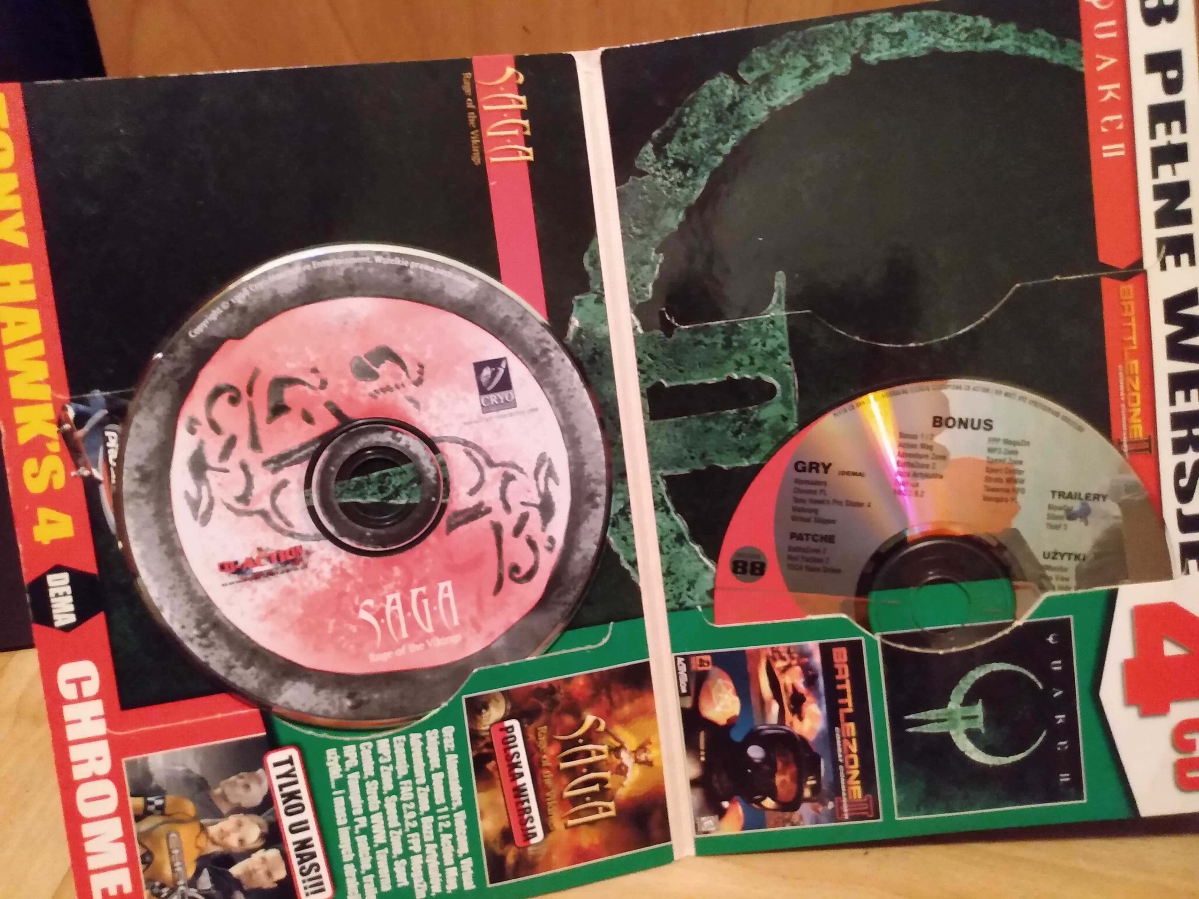 CD Action 4 CD z 2 numerów: SAGA, Drake od 99 Dragons, Silent Hunter 2