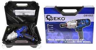 Гайковерт електричний Geko/Німеч,/,2100Вт,750НМ+насадки,якYATO