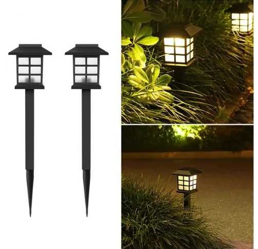 Lampka solarna LED - czujnik zmierzchu - oświetlenie chodnika - 3szt