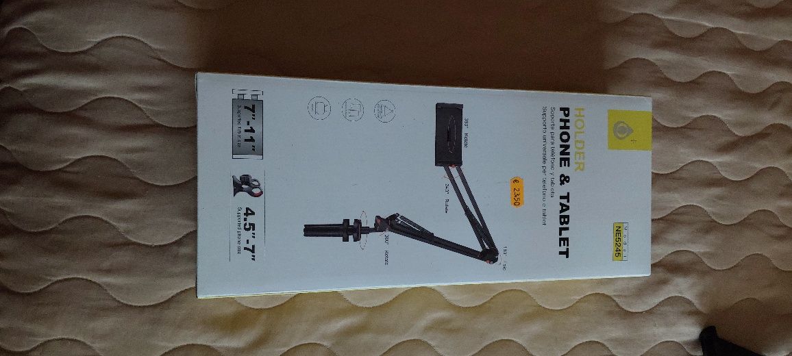 Suporte 360° para telefone e tablet