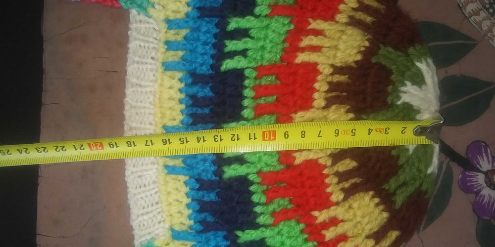 Czapka kolorowa orientalna włena Włochy Italia