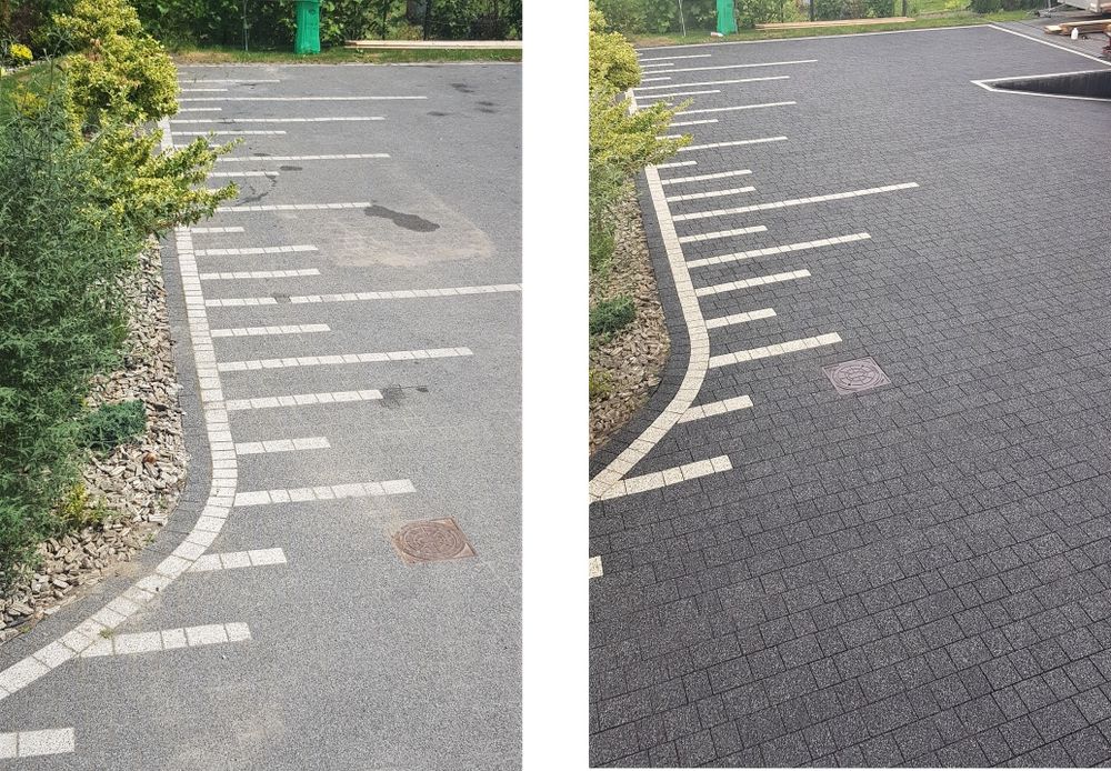 Mycie kostki brukowej